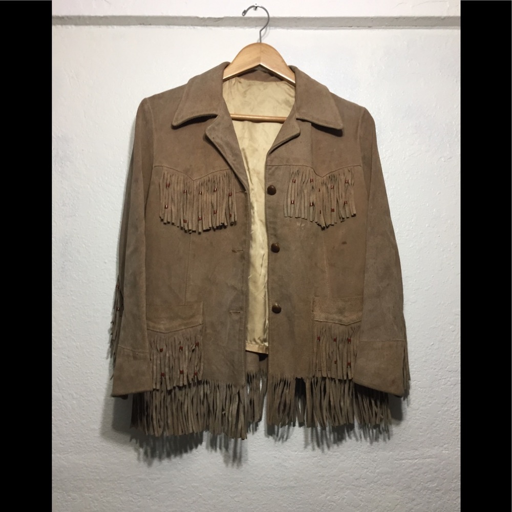 Vintage Lady California Fringed Coat Vintage